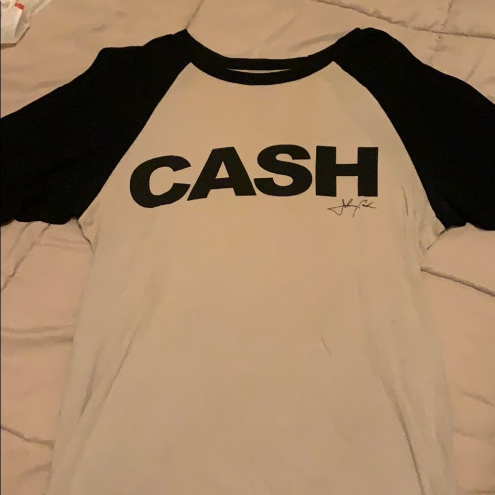 Johnny Cash 3/4 sleeve